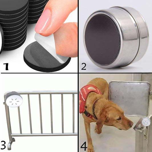 12Pcs Magnetic Dog Scent Training Tins, Aluminium Dog Nose Work Containers, 2" Diameter * 0.7" Height