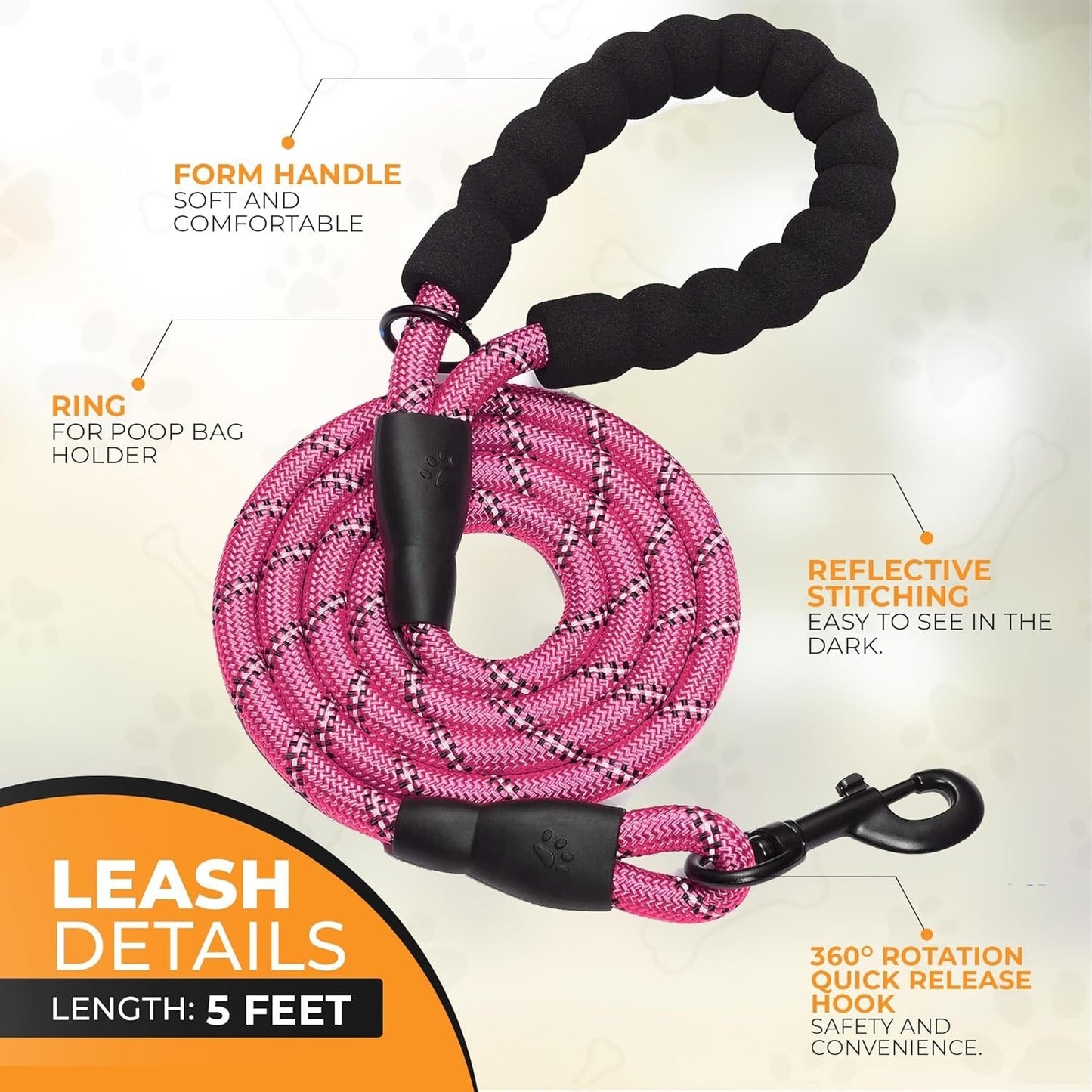 Adjustable No Pull Dog Harness with Free Heavy Duty 5Ft Dog Leash by Petbuds UK