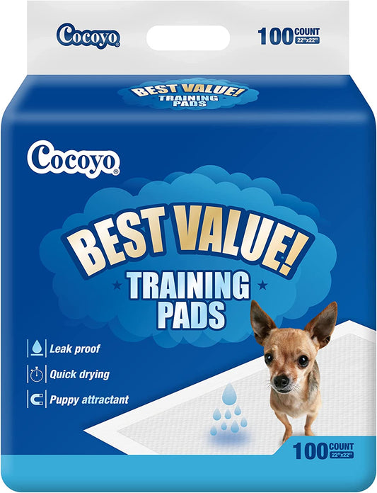 All-Absorb Basic Training Pads,Dog Training Pads 100 Pack, 5 Layers Super Absorbent Puppy Pads-Dog and Puppy Training Pads 56Cm X 56Cm
