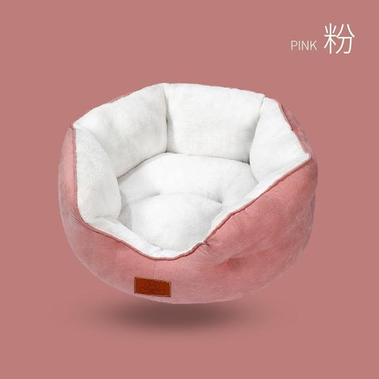 Dog Puppies Cat Kitten Flower Beds Soft Warm Cosy Washable Fleece Pet Nests Pads