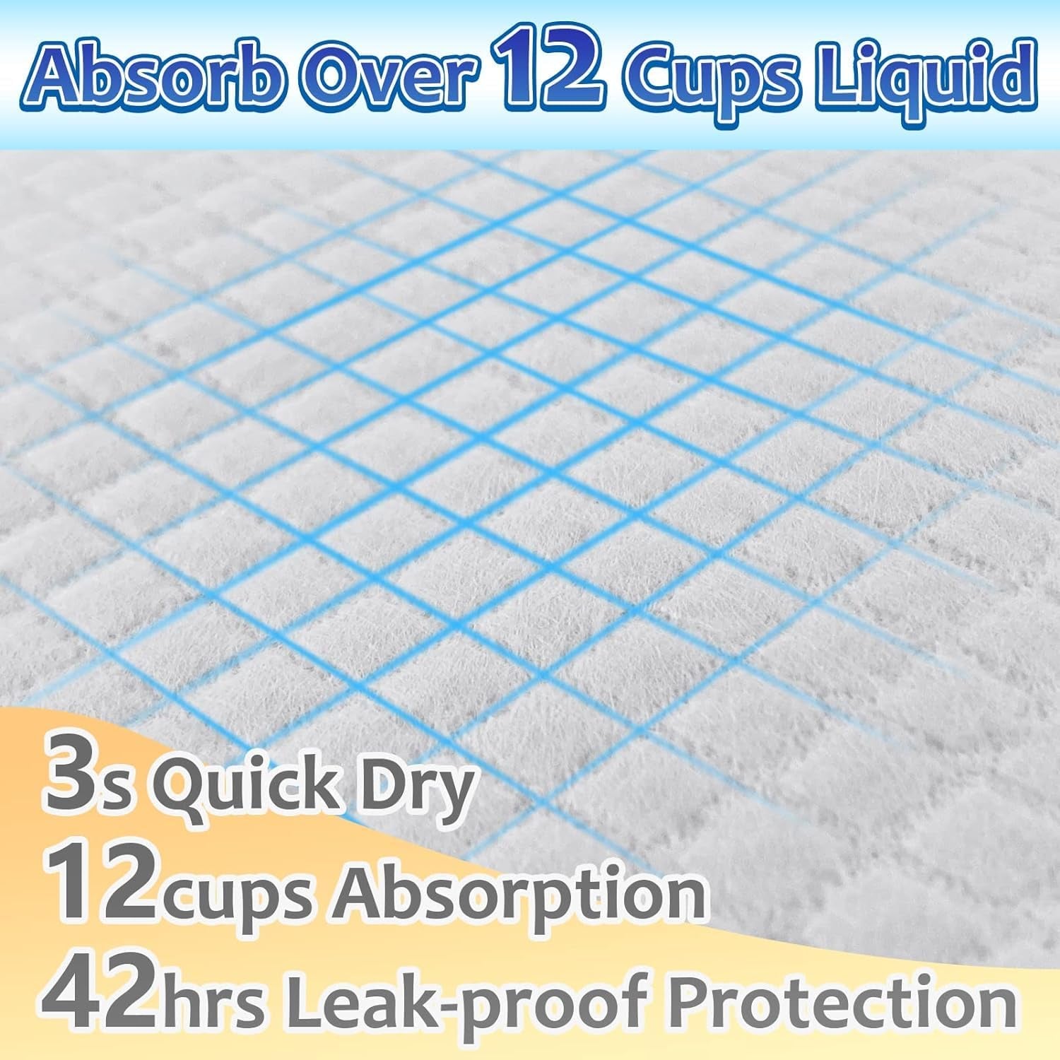 XXL Puppy Pads 30"X36", 30 Count Thicken Dog Pee Pads Extra Large, Puppy Pads Extra Large for Indoor, Outdoor Use, Heavy Absorbent Pee Pads for Dogs Extra Large
