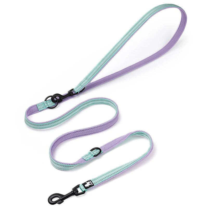 7 in 1 Multi-Purpose Adjustable Dog Lead Hand Free Pet Training Leash Reflective Dog Leash Walk 2 Dogs Harness TLL2411